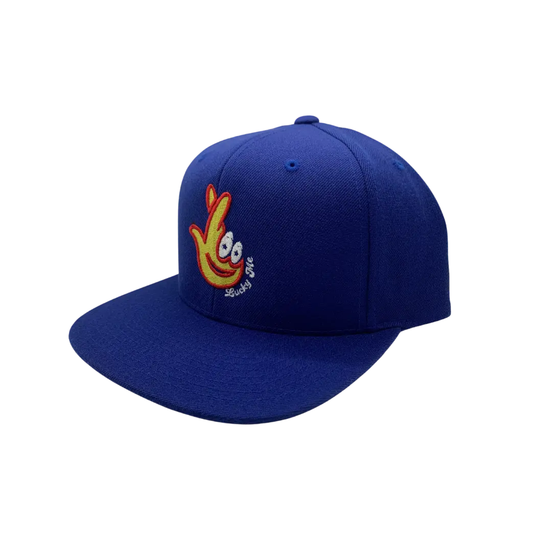 Royal Blue/Red Lucky Me 3D Outlined Snapback