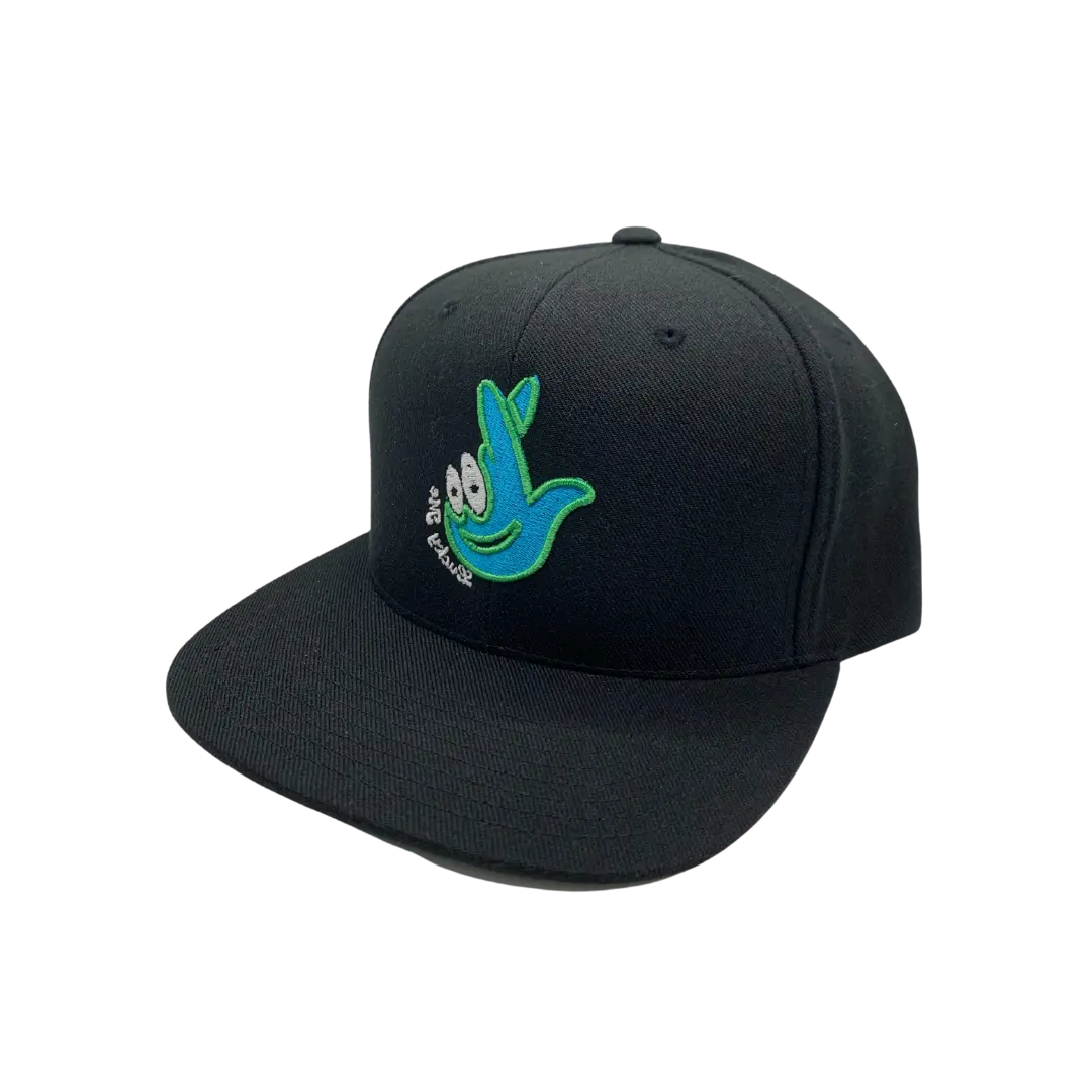 Black/Teal Lucky Me 3D Outlined Snapback