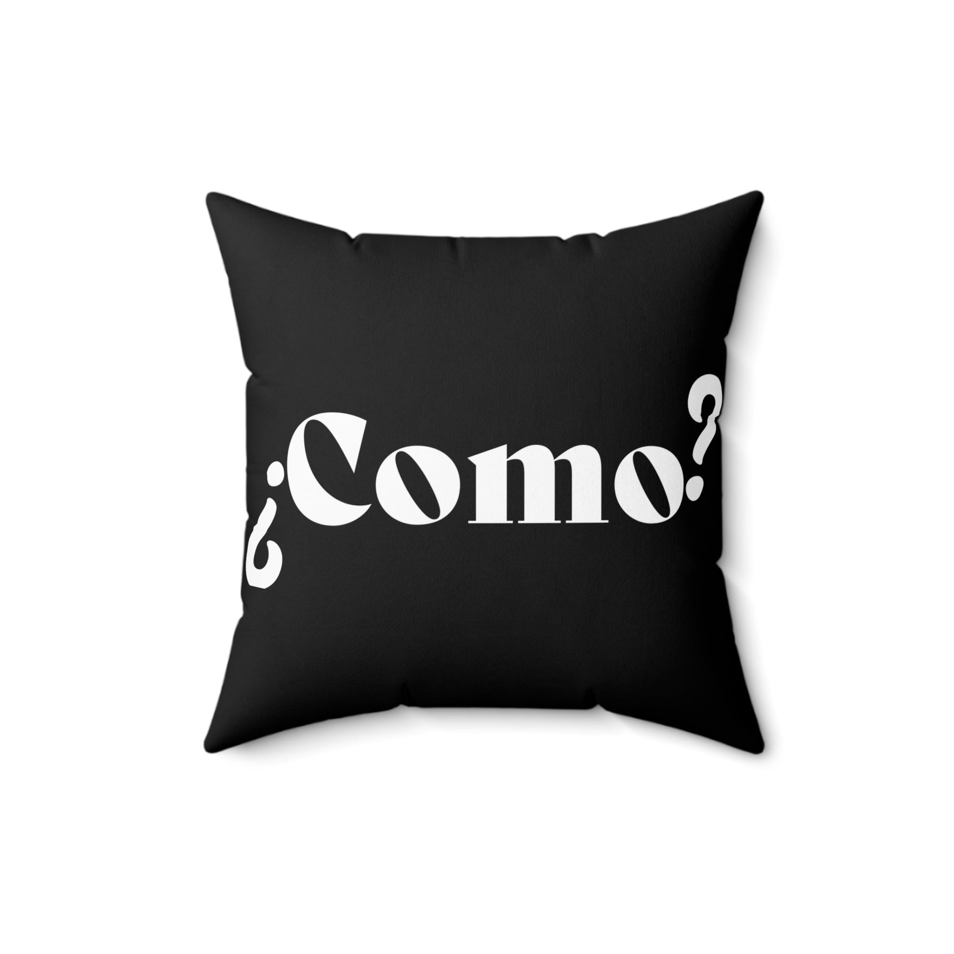 ¿Como? Decorative Accent Pillow - SandBoxBullyShop