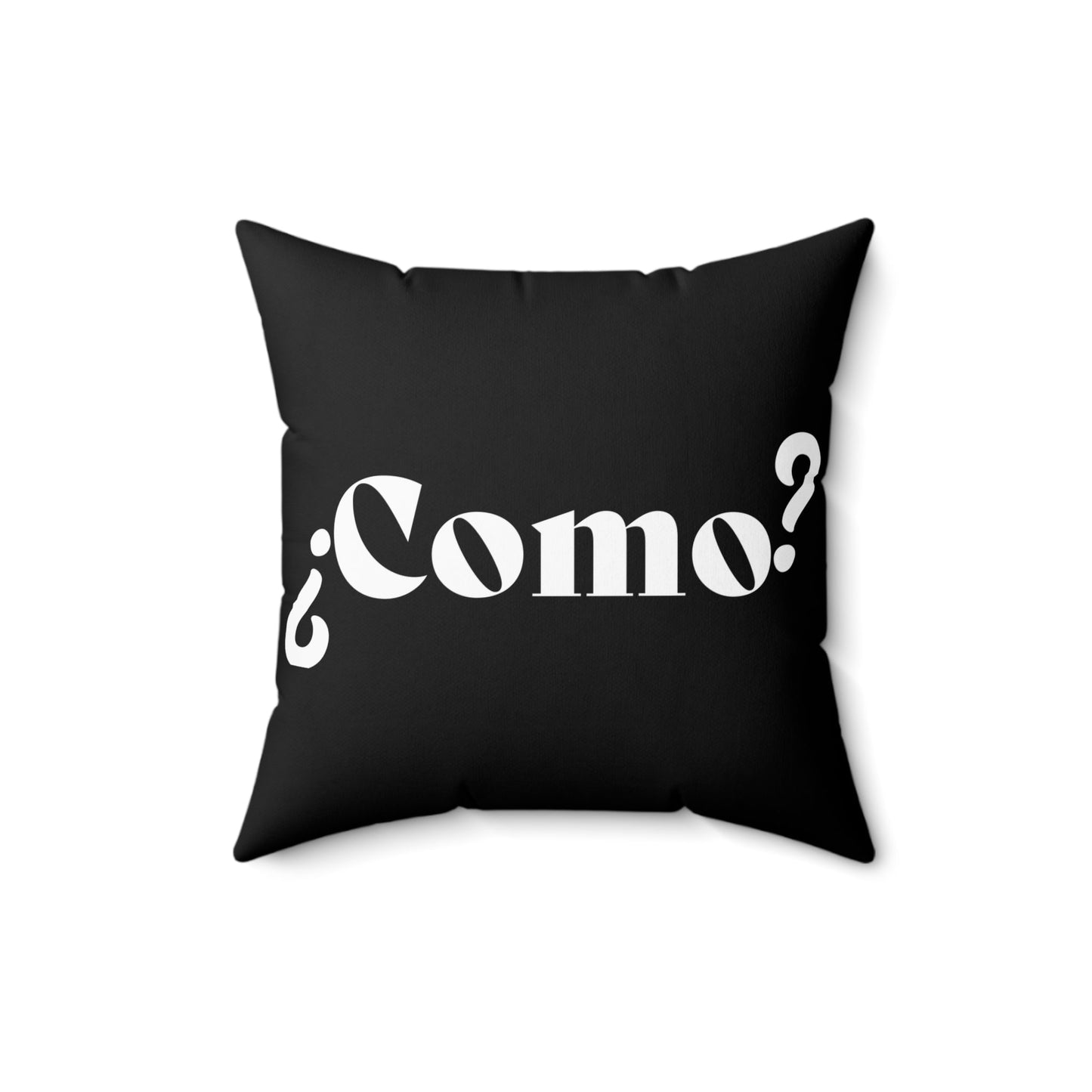 ¿Como? Decorative Accent Pillow - SandBoxBullyShop