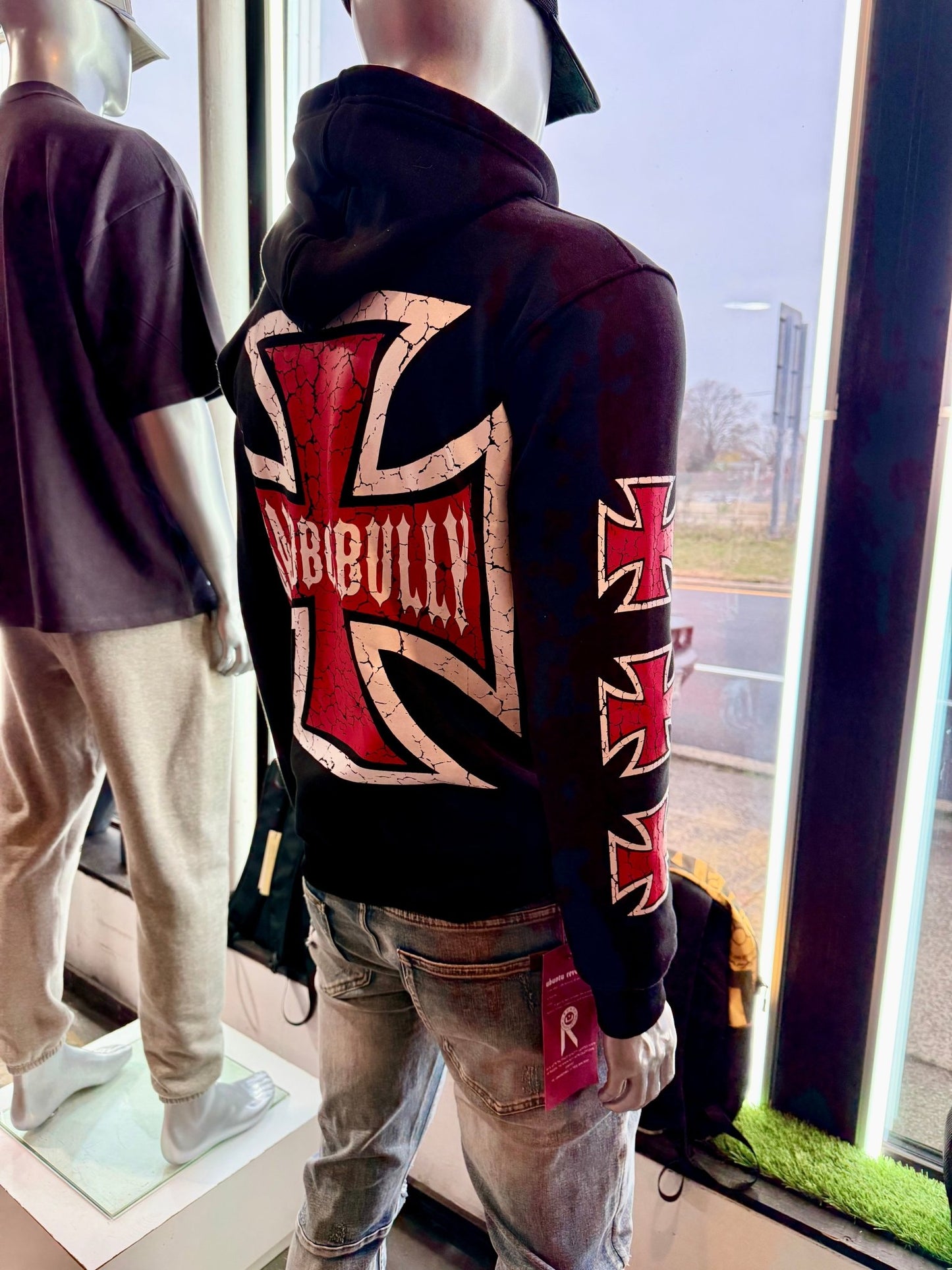 Iron Cross Hoodie - SandBoxBullyShop