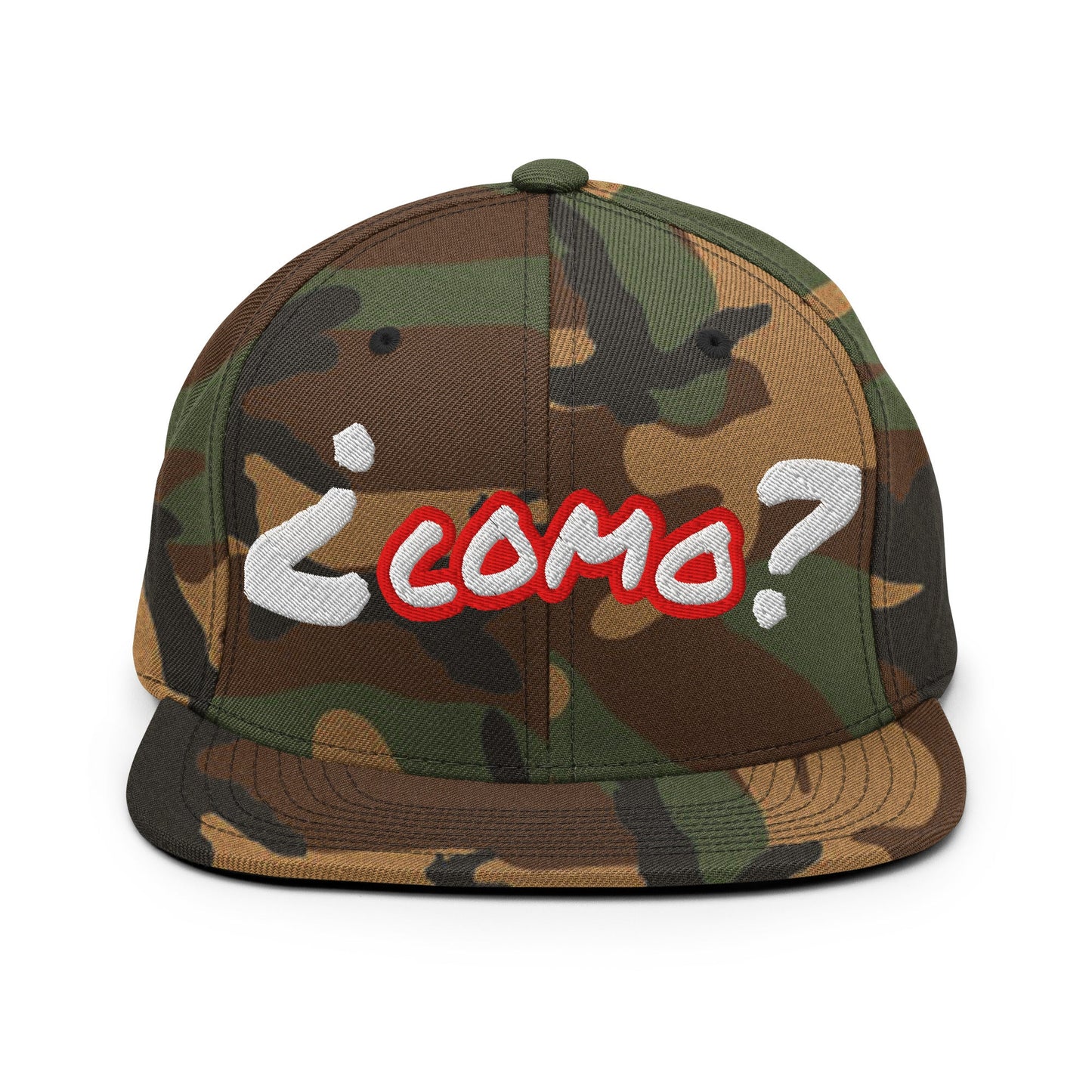 Reverse COMO Woodland Camo Snapback - SandBoxBullyShop