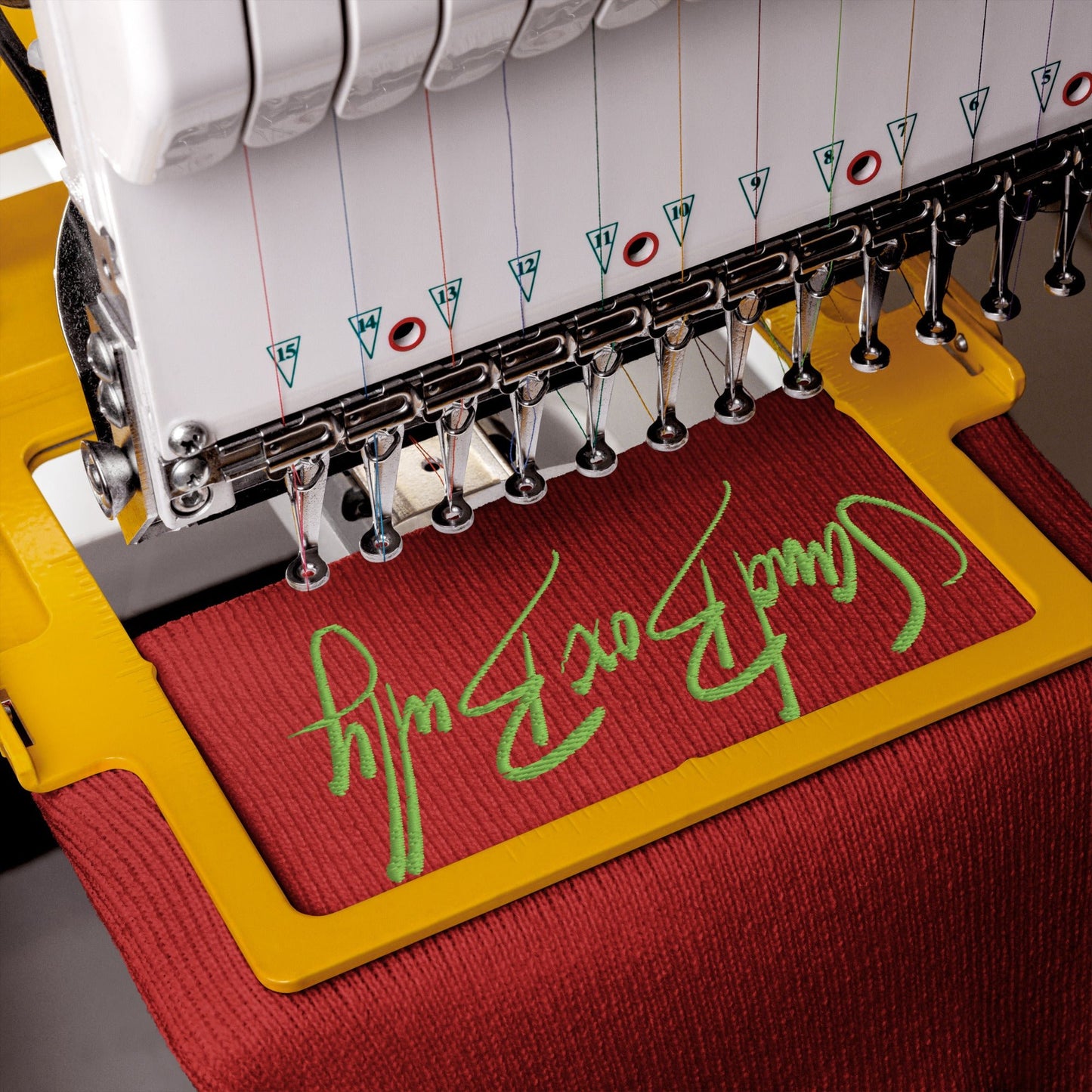 SandBoxBully Signature Script Beanie – Red / Green Stitch - SandBoxBullyShop