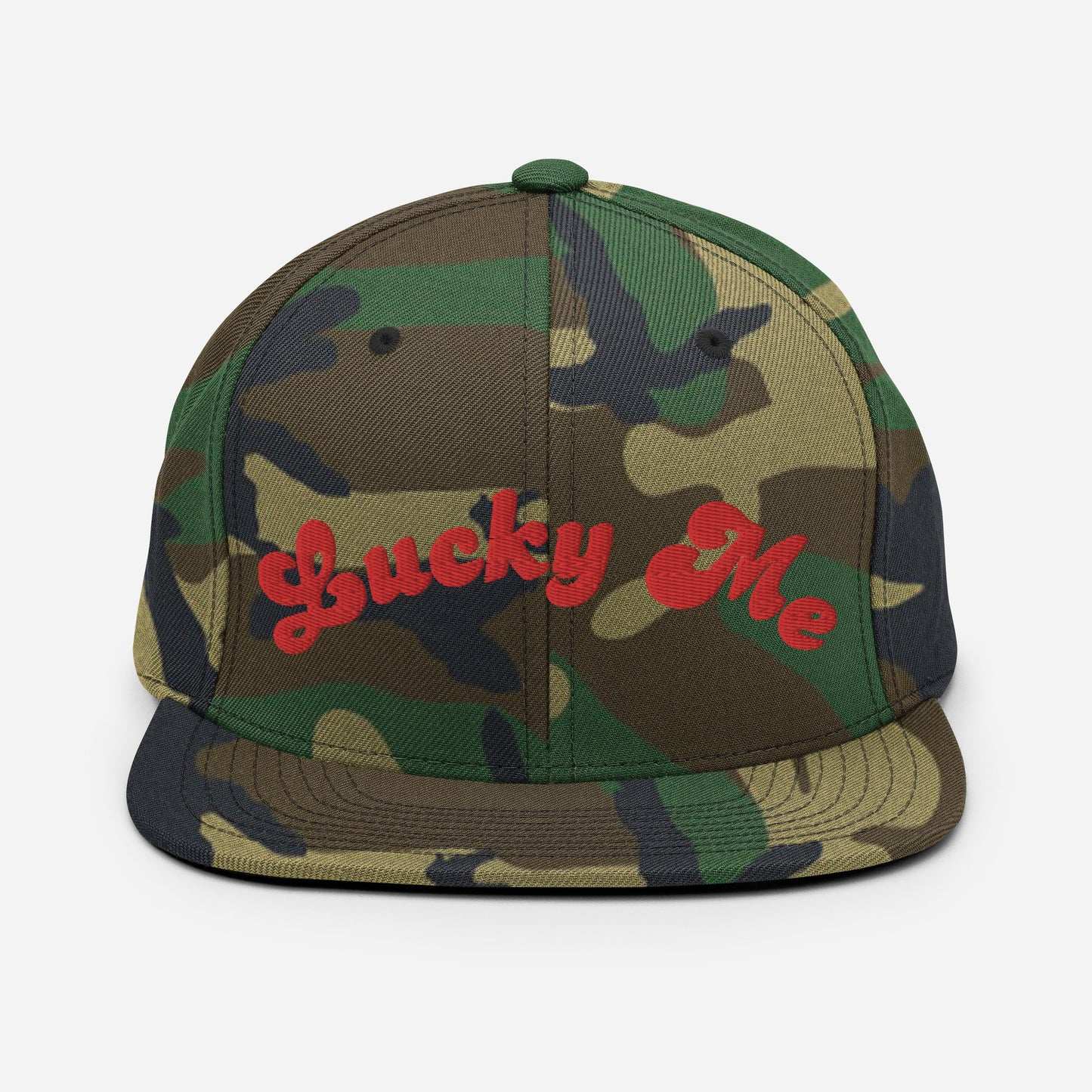 Camo LM Puff Print Snapback W/Hat Pin