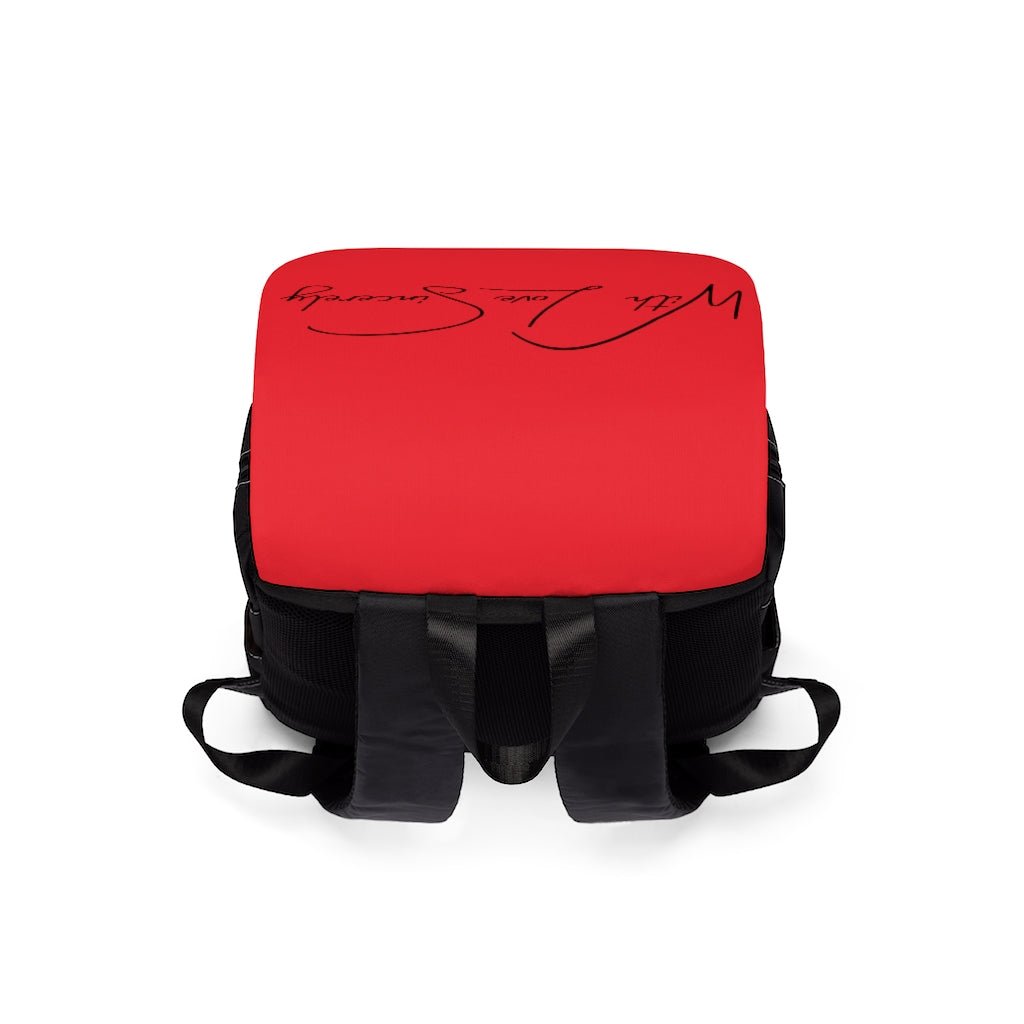 With Love Sincerely Backpack - SandBoxBullyShop